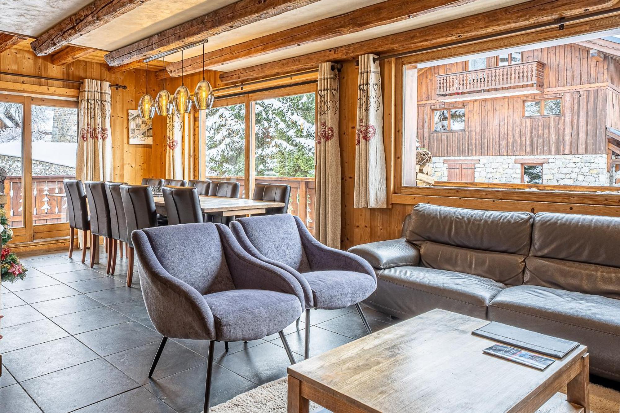 Chalet L'Ecureuil เมรีเบล ภายนอก รูปภาพ